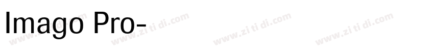 Imago Pro字体转换